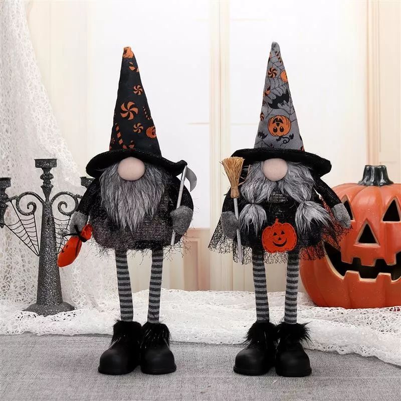21" Standing Gnome w/ Multi Color Light 19x13x5...