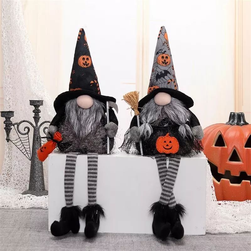 22" Dangle Legs Gnome w/ Multi Color Light 19x1...