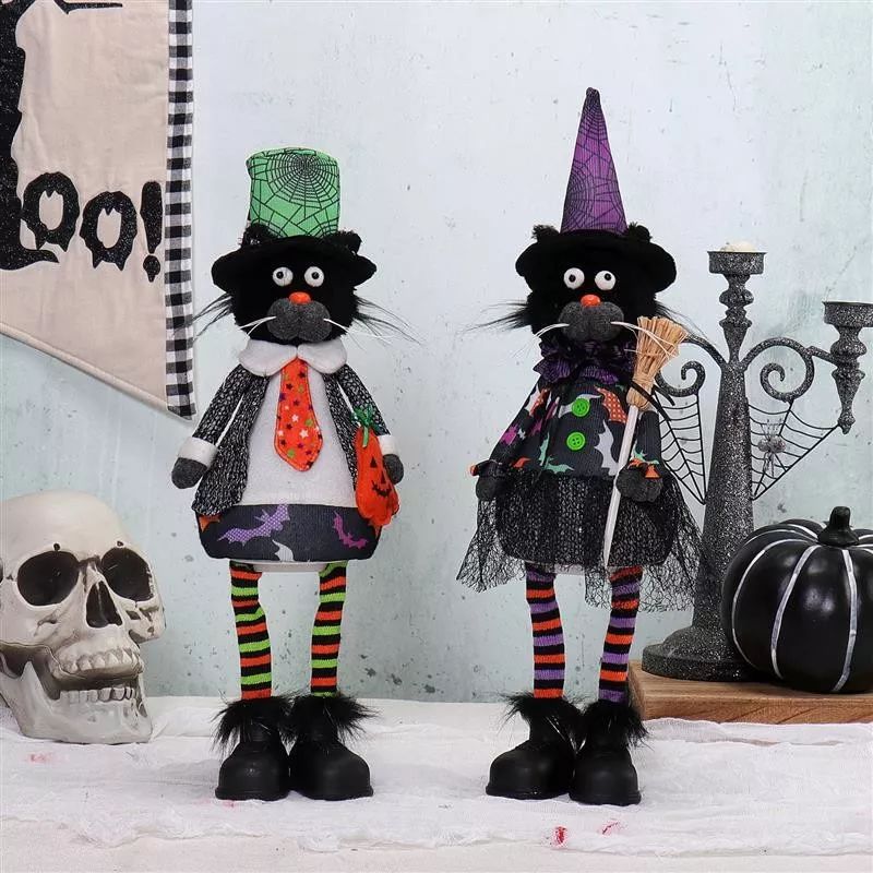 17"/19" Standing Cat w/ Multi Color Light 14x11...