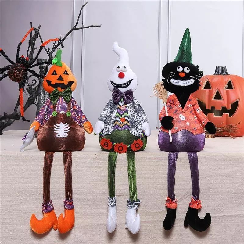 22"/23"/25" Dangle Legs Pumpkin Ghost Black Cat...