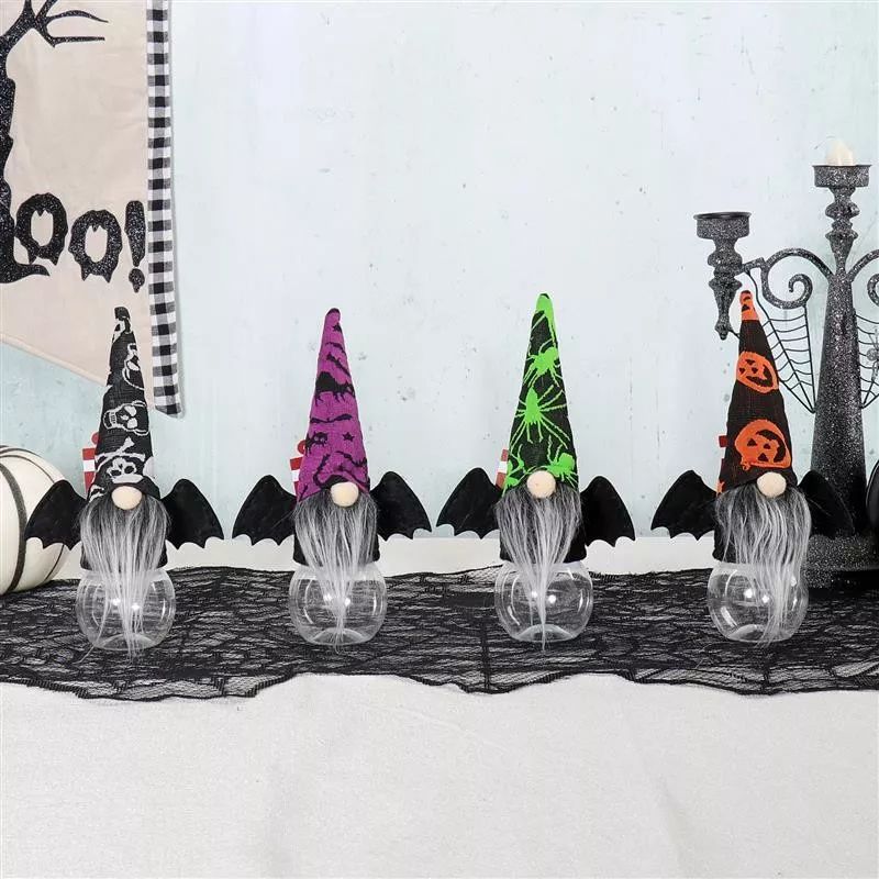 Bocal à bonbons gnome de 23 cm (9 pouces), 14 x 7 x 24 cm, 35 g