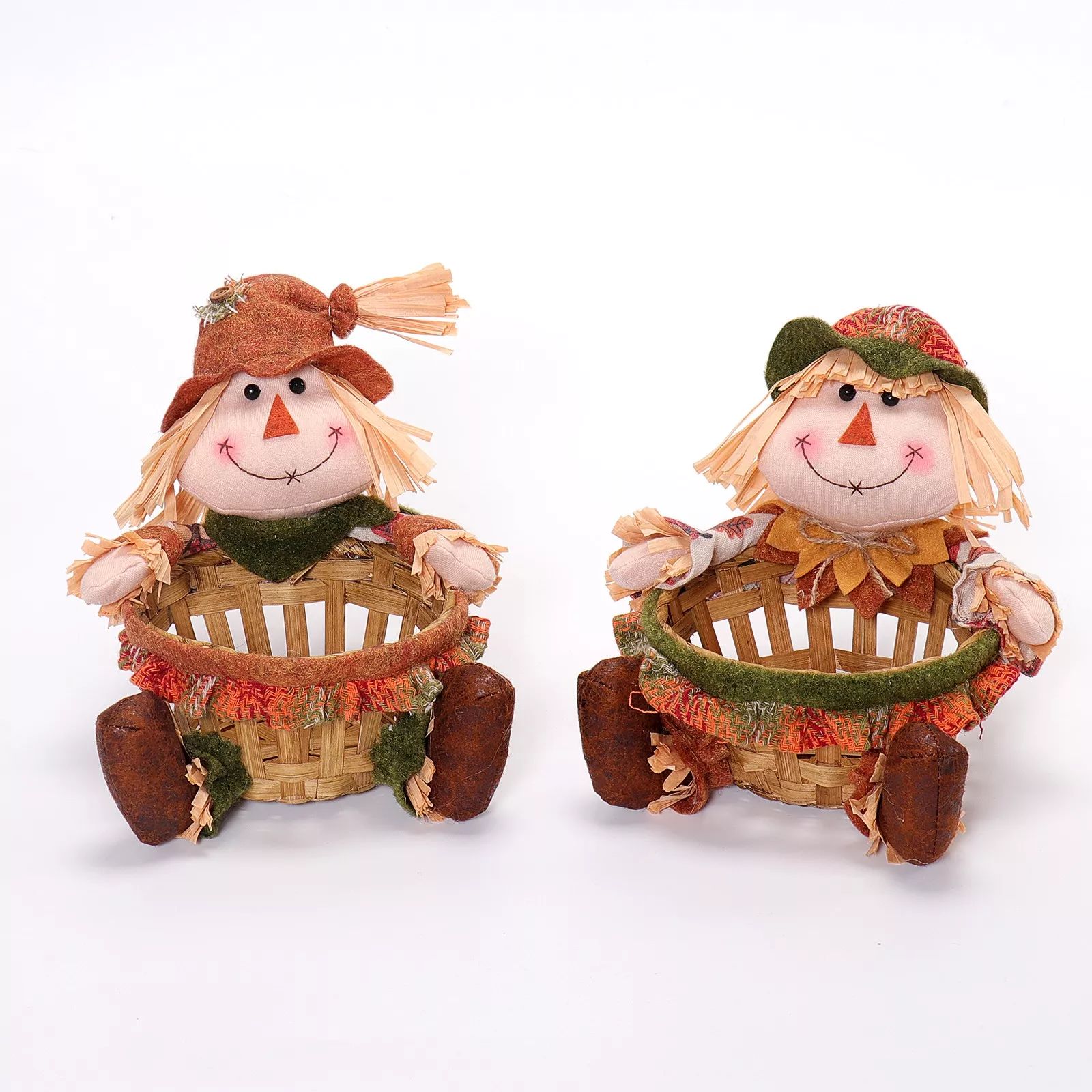 7" Scarecrow w/ Basket 20x20x18cm, 106g