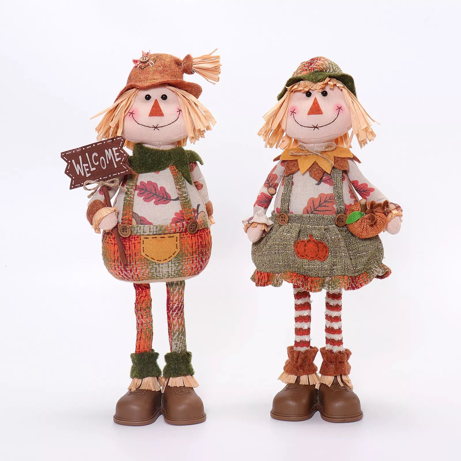 16" Standing Scarecrow 17x10x41cm, 266g