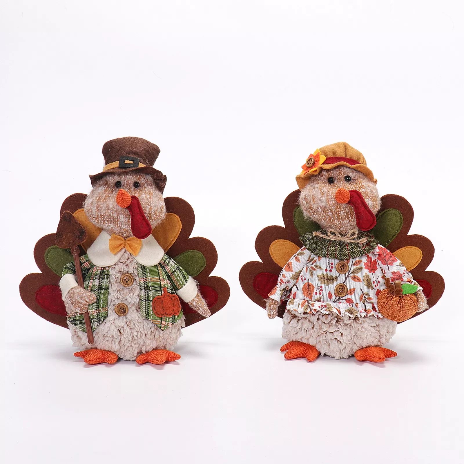 10"/9.5" Sitting turkey  25x9x26/24cm, 296g