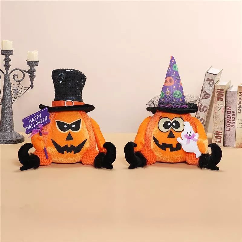 11"/13" Sitting Halloween Pumpkin 28x18x28/33cm...