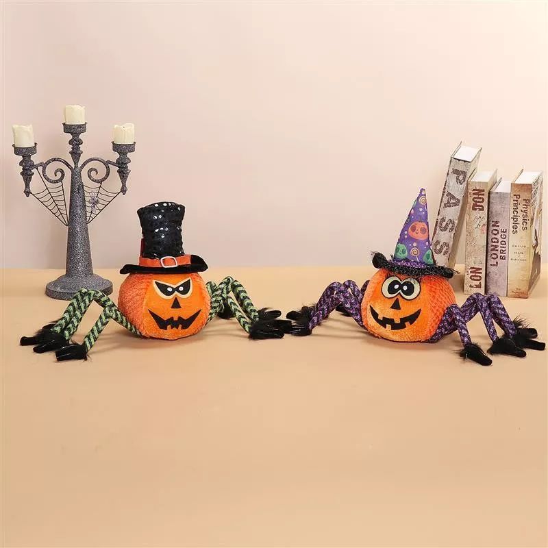 9"/10" Halloween Pumpkin w/Spider Feet 48x12x23...