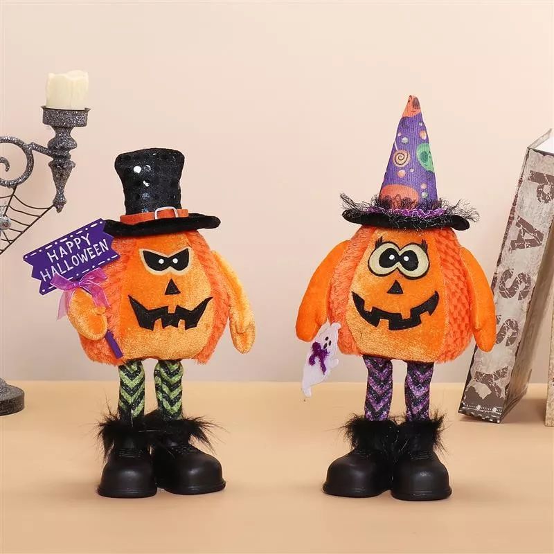 11"/13" Standing Halloween Pumpkin 16x10x28/33c...
