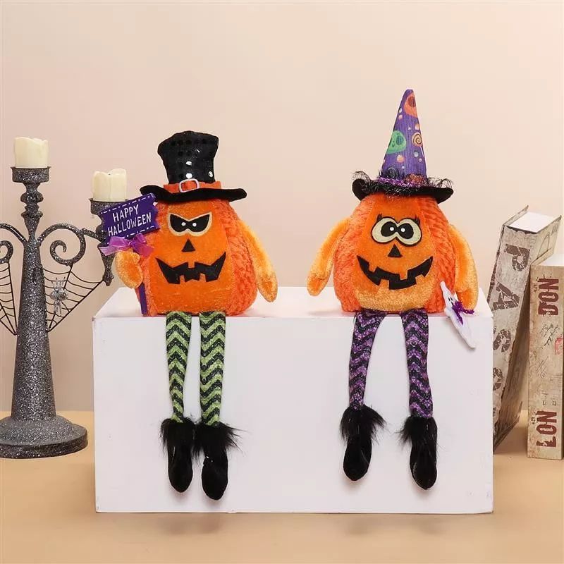 14"/16" Dangle Legs Halloween Pumpkin 16x10x28/...