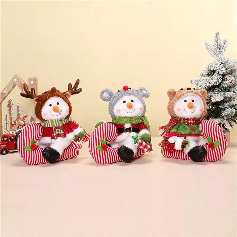 Bonhomme de neige 11"/10,5"/10" 25 x 15 x 28/27/26 cm, 507 g