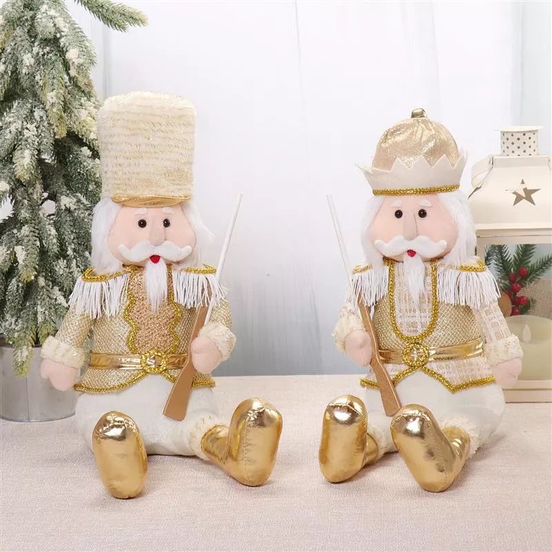 16"/15" Sitting Nutcracker  20x28x41/38cm,567g