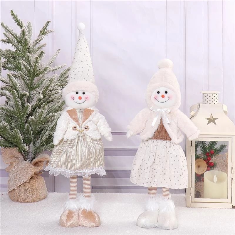 22"/18" Standing Snowman  14x8x56/46cm,225g