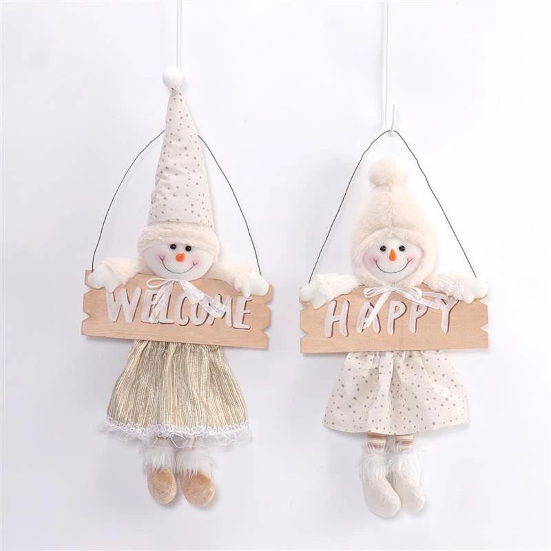 23"/18" Wordboard Snowman 25.5x7x59/46cm,145g