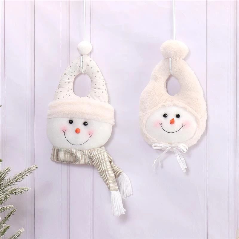 Poignée de porte bonhomme de neige 16"/10" 15x7x41/26cm, 60g