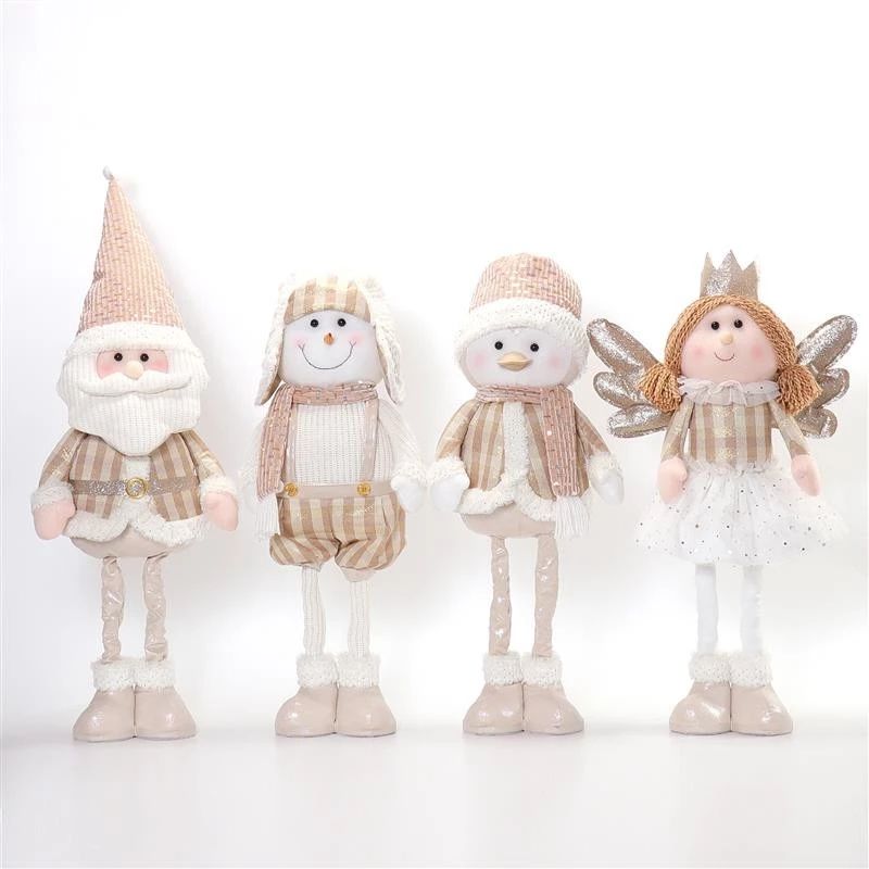 Peluche souple Père Noël/Bonhomme de neige/Pingouin/Ange 39"/28"/27" 29x12x99/71/71cm,40x12x69cm, 550g