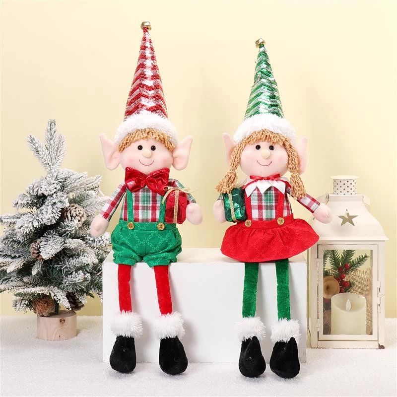 28" Dangle Legs Elf  18x10x71cm,435g