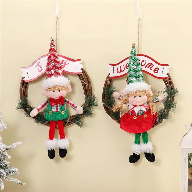 12x17" Wreath Elf  31x7x44cm,285g