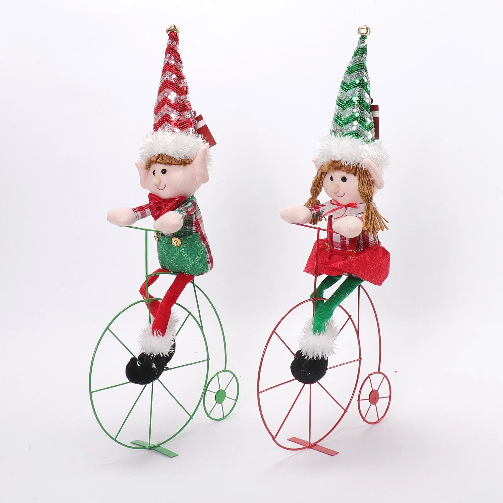 Elfe de 23 pouces sur vélo
