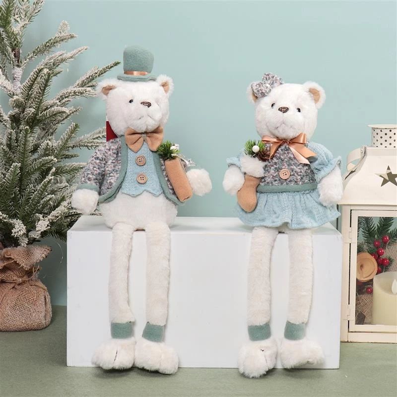 18"/16" Dangle Legs Bear 17x10x46/41cm,370g
