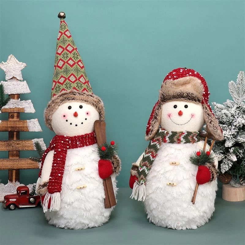 28"/18" Snowman w/ Warm Light 25x18x71/46cm,610g
