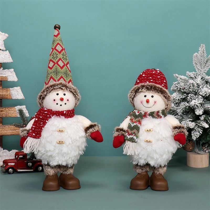 22"/15" Standing Snowman w/ Warm Light 22x14x56...