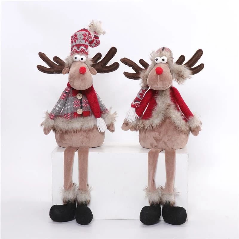 Cerf à pattes pendantes 29"/22" avec lumière chaude