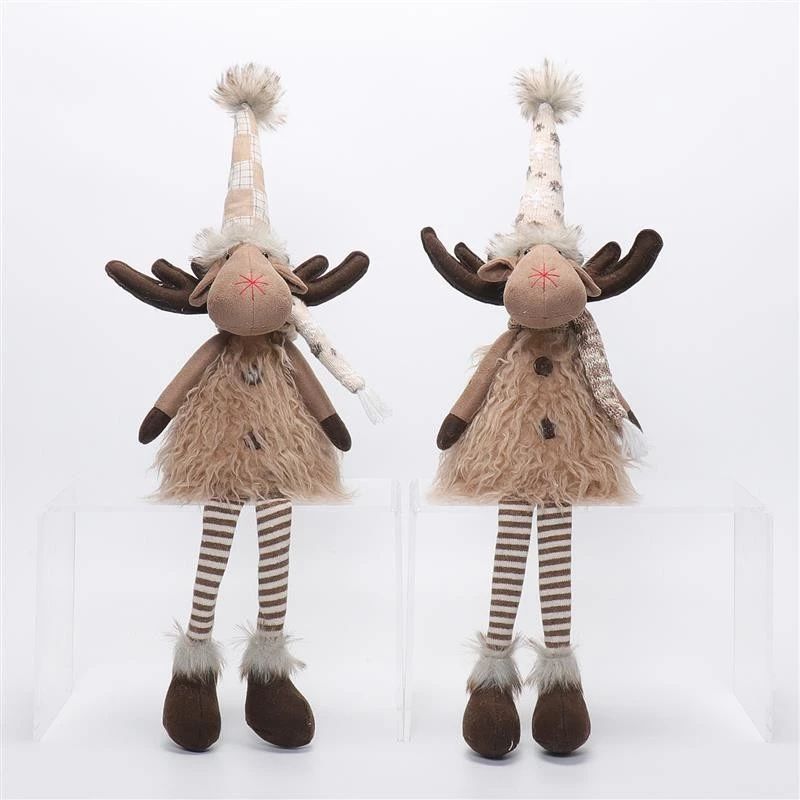 Cerf à pattes pendantes de 61 cm avec lumière chaude