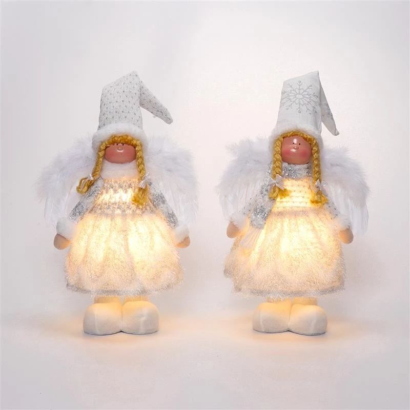23" Standing Angel w/ Warm Light