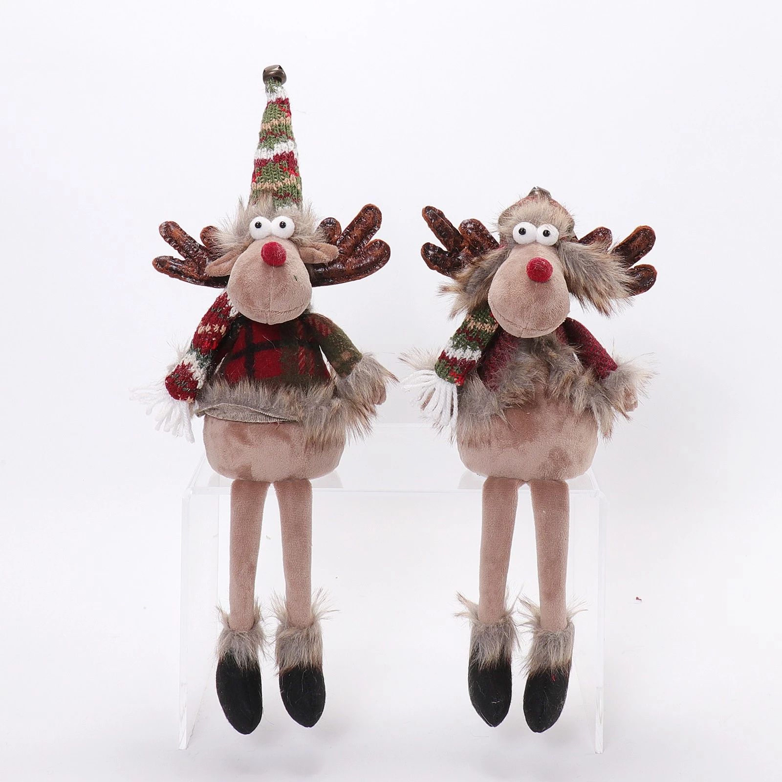 Cerf à pattes pendantes 19"/15" avec lumière chaude