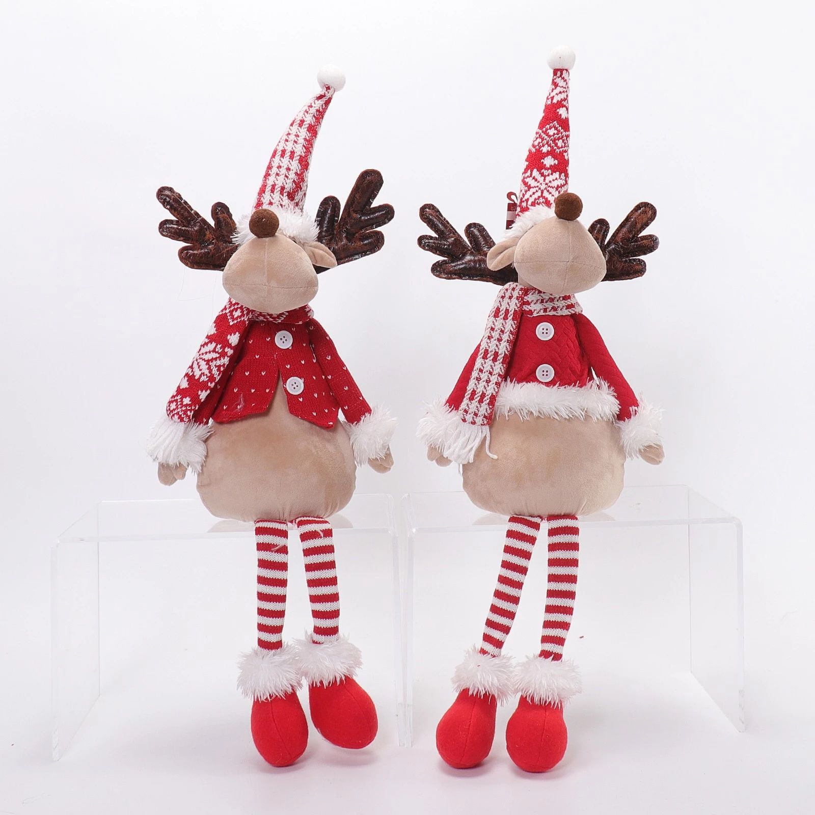 27" Dangle Legs Deer w/ Warm Light