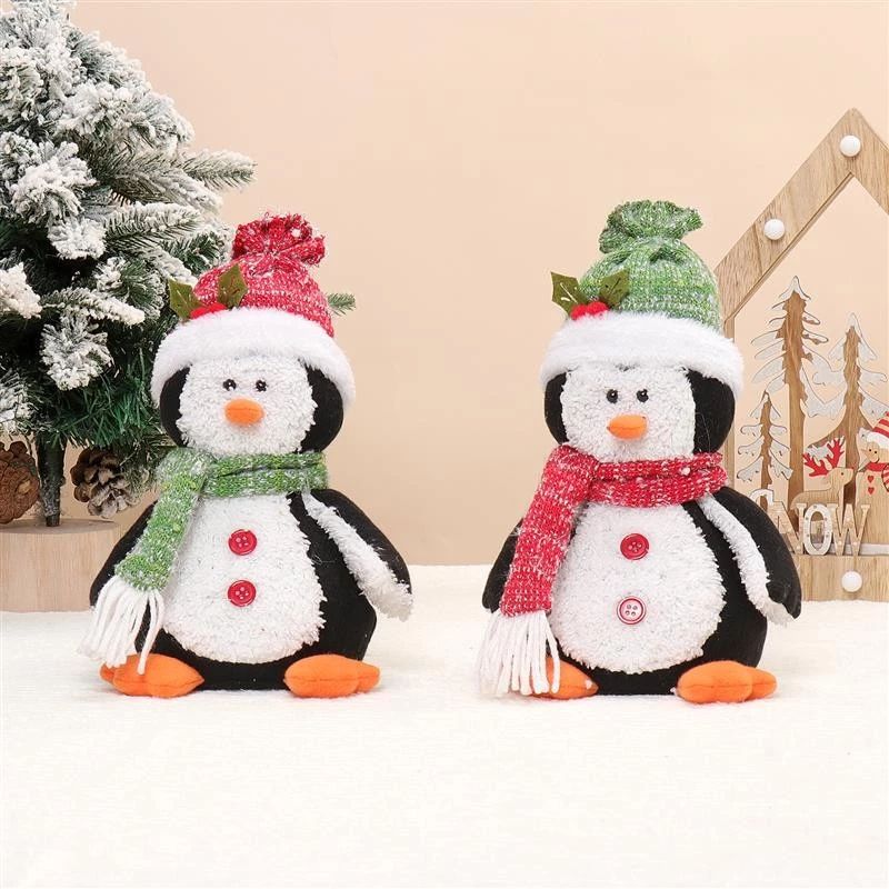 9" Sitting Penguin w/ Warm Light