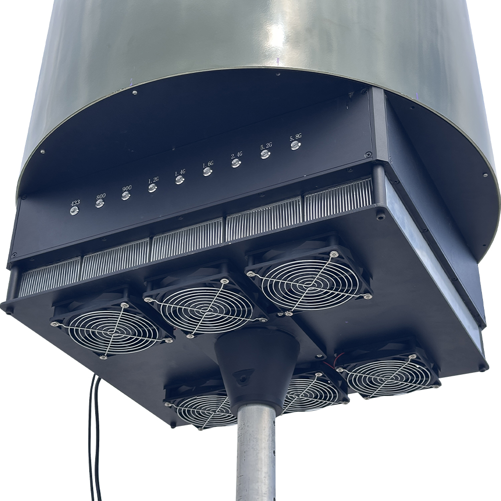 This all-in-one 360° defense solution combines omnidirectional detection (0-10km range) with multi-band jamming in a compact (1)
