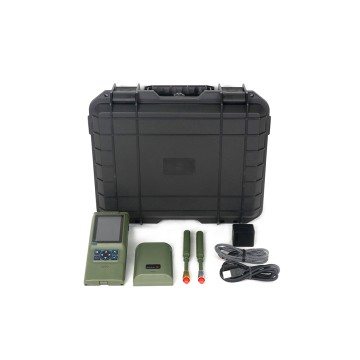 F8 Ultra-Wideband Handheld Drone Detector 100MHz–8GHz FPV & DJI UAV Detection Device with Bluetooth