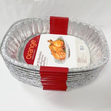 17.1LB oval shape aluminum foil turke...
