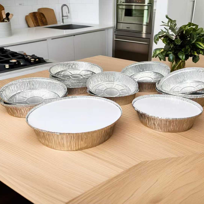 4. 5inch-10inch round foil containers+lids