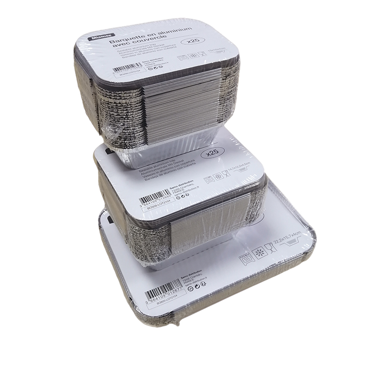 1LB rectangular aluminum fo...