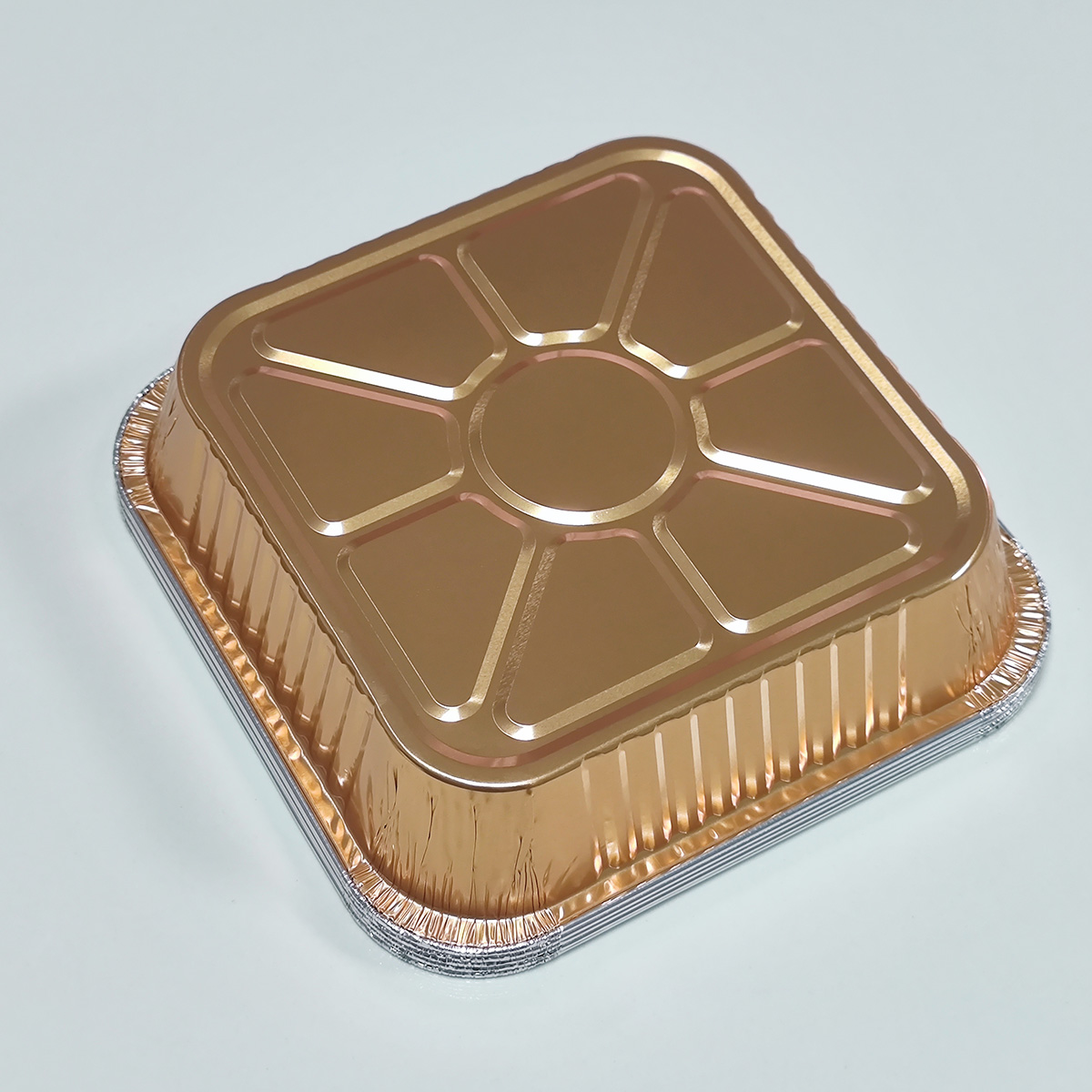 8inch square takeout alumin...