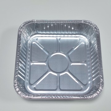8" x 8" Aluminum Foil Pans, Disposable Trays Containers for Roasting