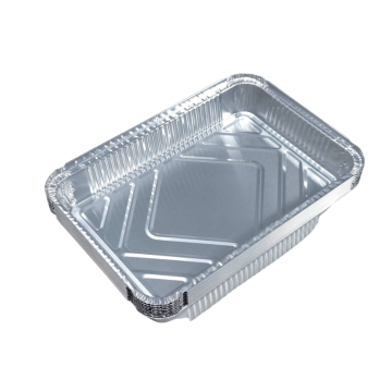 12 X 8 Inches Disposable Large Steam Table Takeaway Containers Aluminum Foil Boxes BBQ Grill Tray Baking Pans
