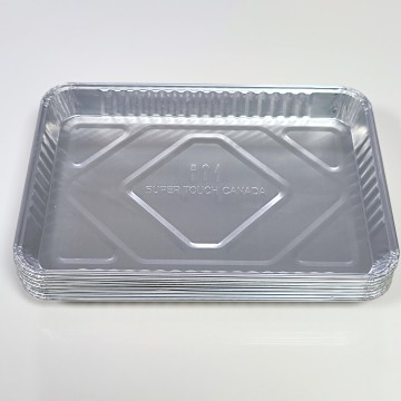 1/4 Aluminum Foil Sheet Cake Pan with 324*225*32mm 1700ml Aluminum Foil Baking Pan