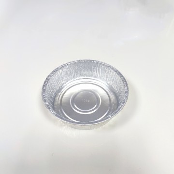 6 inch round disposable aluminum Foil container, round shape Pizza Foil baking pan with lids