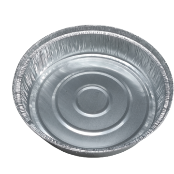 Disposable 1000ml Round Aluminum Foil Container Oven Safe Round Foil Food Container For Catering