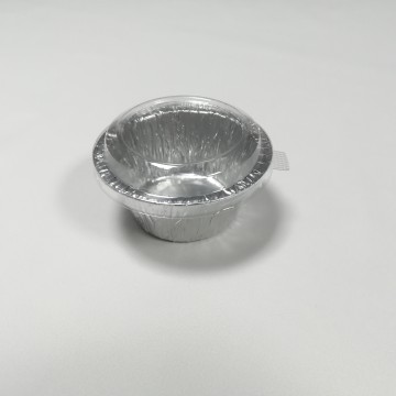 150ml 85x40mm Round Silver Aluminum Foil Containers Mini Choco Lava Cakes Baking Cup Tin 3.5 Inch Foil Pans, Cupcake Bowl Pans