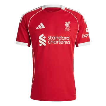 2025/26 Liverpool Home Soccer Jersey Authentic Football Shirt Kit