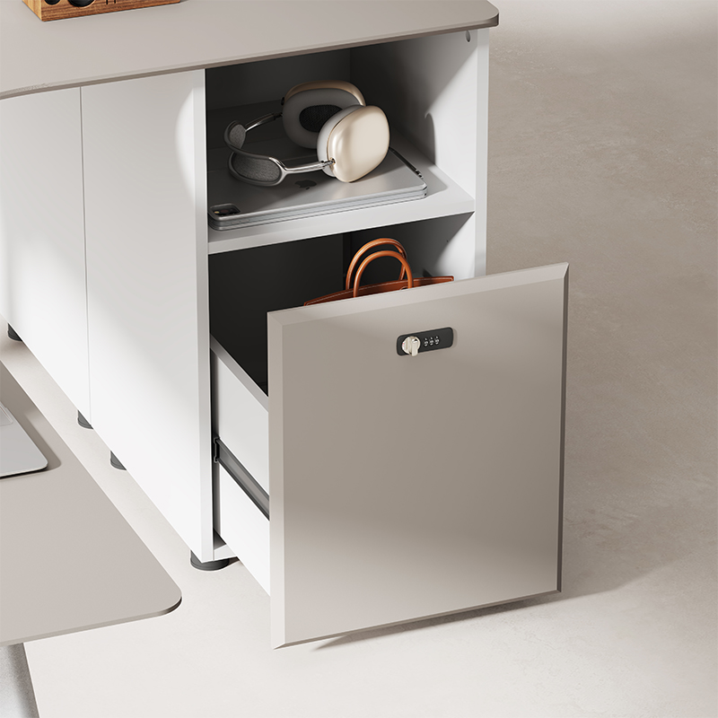 LINDOX Series Powder-Coated Executive Desk (6)