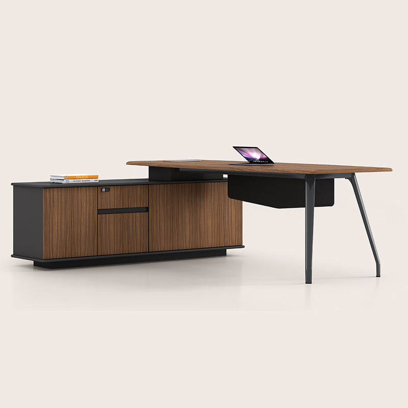 MATE Wood Veneer Executive Desk (3)