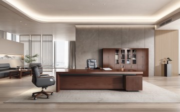 PURA Veneer Series Executive Desk