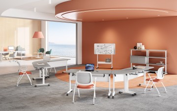 LEXI Series Curved Combination Desk