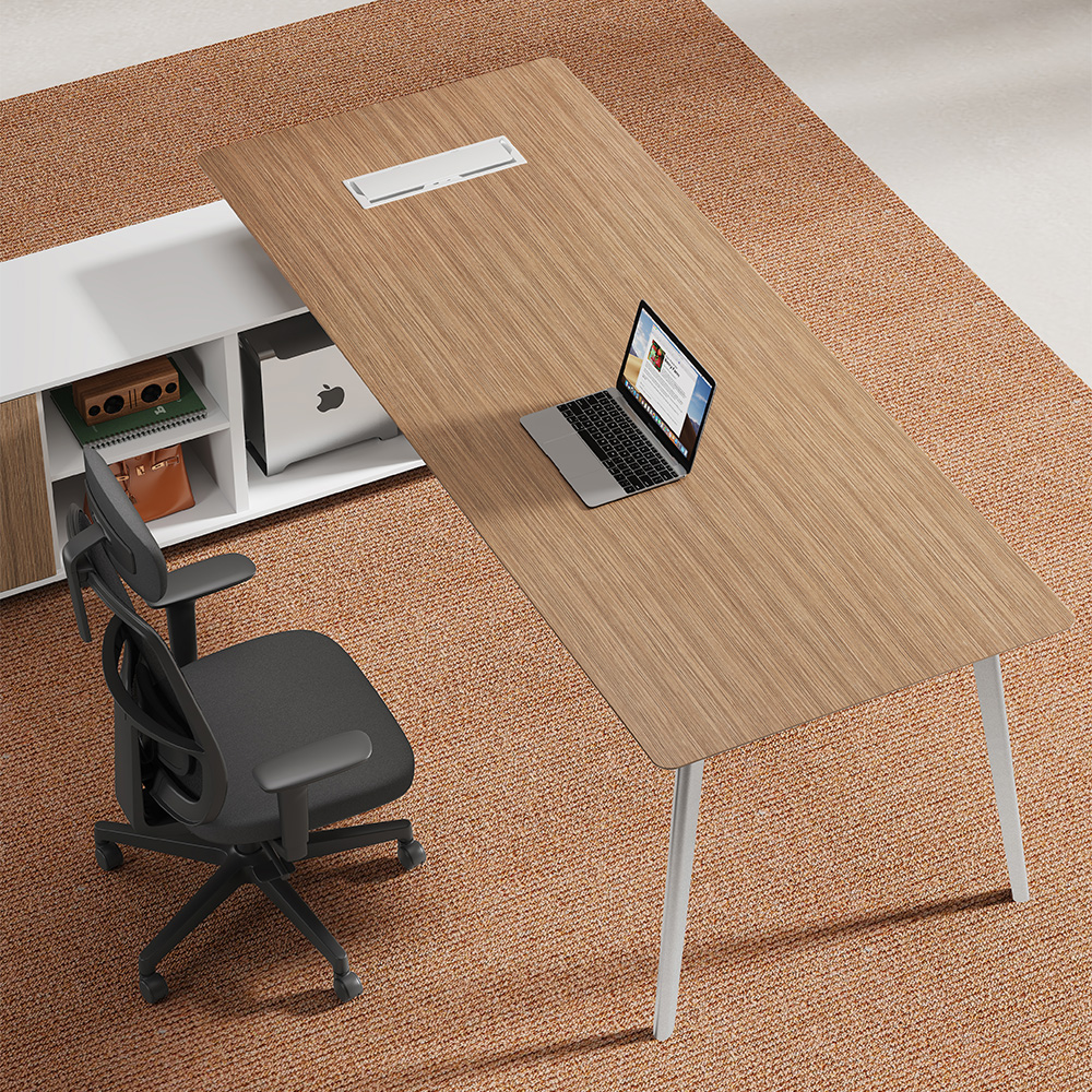 LINDOX Series Powder-Coated Executive Desk-2