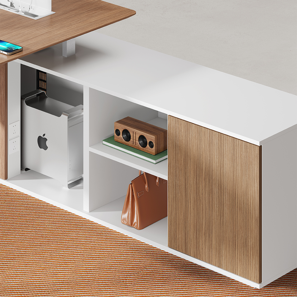 LINDOX Series Powder-Coated Executive Desk-4