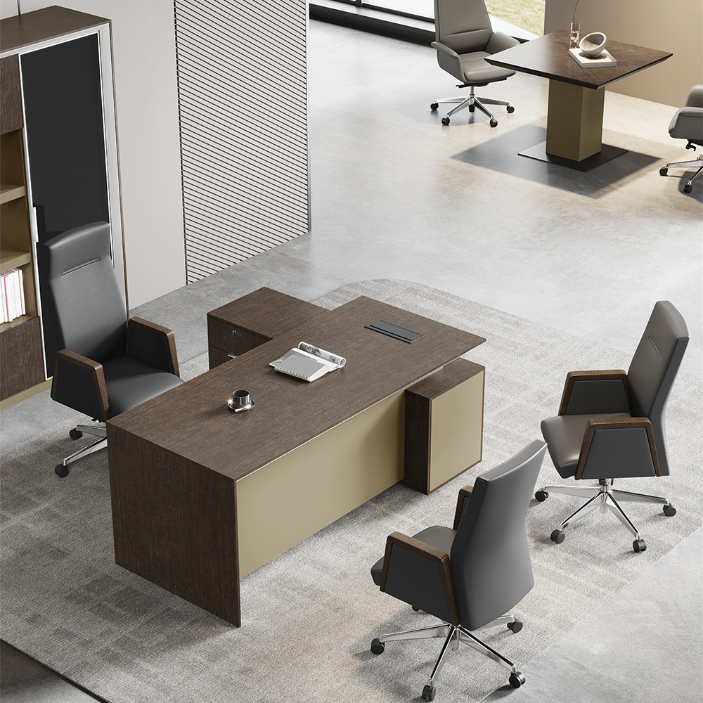 Platinum Core Series Veneer Executive Desk-1